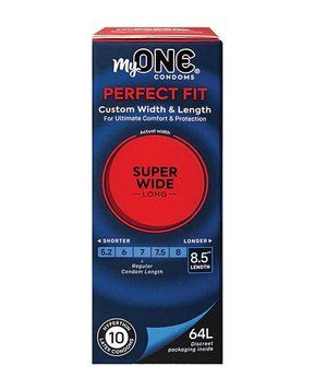 Презервативи MyONE Super Wide & Long 10 шт, картонна коробка SX1255 фото