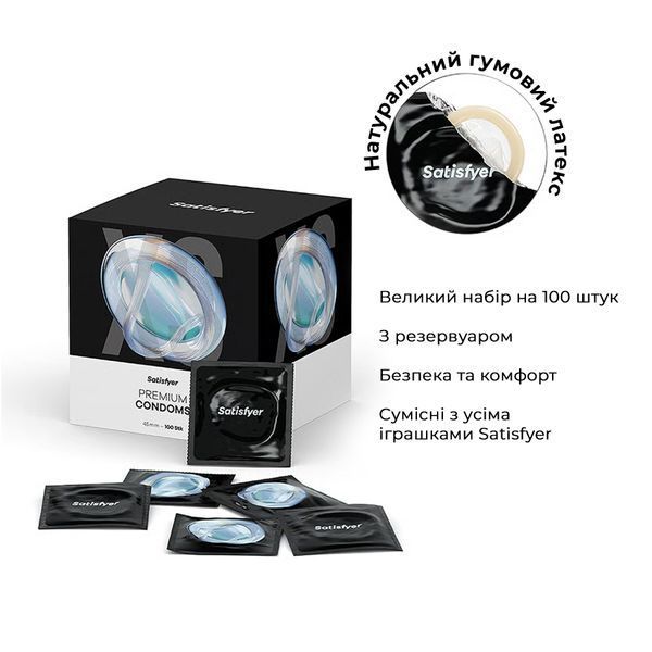 Презерватив Satisfyer Premium Condoms 53 мм 1 шт SX3273 фото