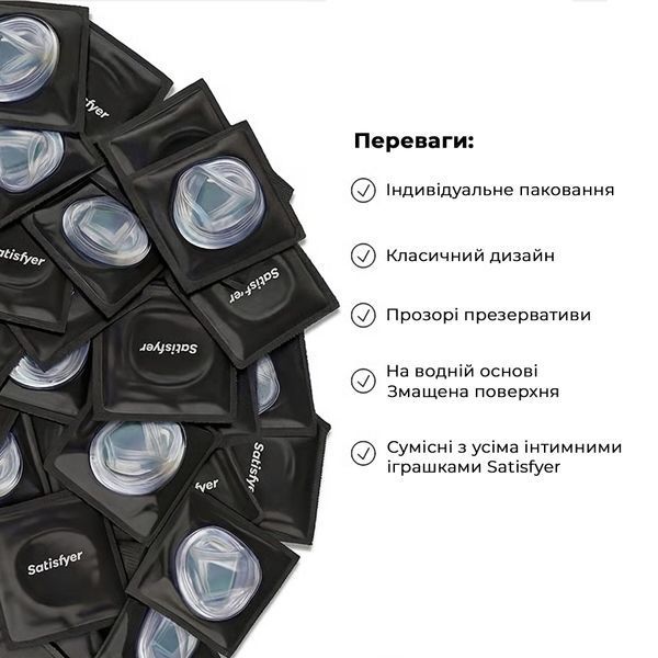 Презерватив Satisfyer Premium Condoms 60 мм 1 шт SX3275 фото