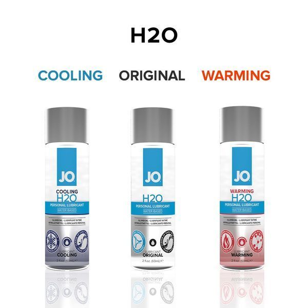Зігрівальна змазка на водній основі JO H2O WARMING (120 мл) з екстрактом перцевої м&rsquo;яти SO1679 фото