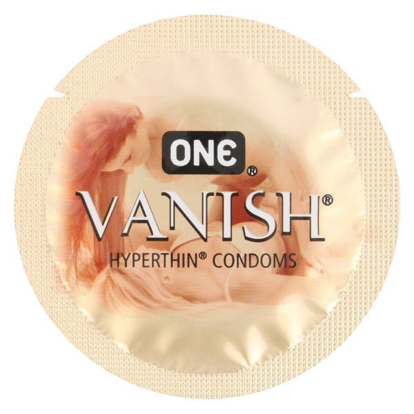 Набір презервативів ONE Vanish Hyperthin, 100 шт, ультратонкі, зі змазкою, паковання-тубус SX0735 фото
