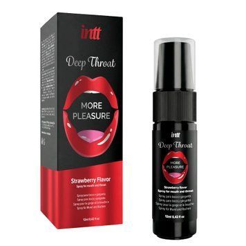 Спрей для глибокого мінету Intt Deep Throat Oral Spray Strawberry (12 мл) SX4735 фото