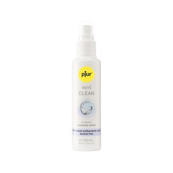 Очищувальний спрей pjur med Clean Spray 100 мл, для ніжної шкіри та іграшок, антибактеріальний PJ10440 фото